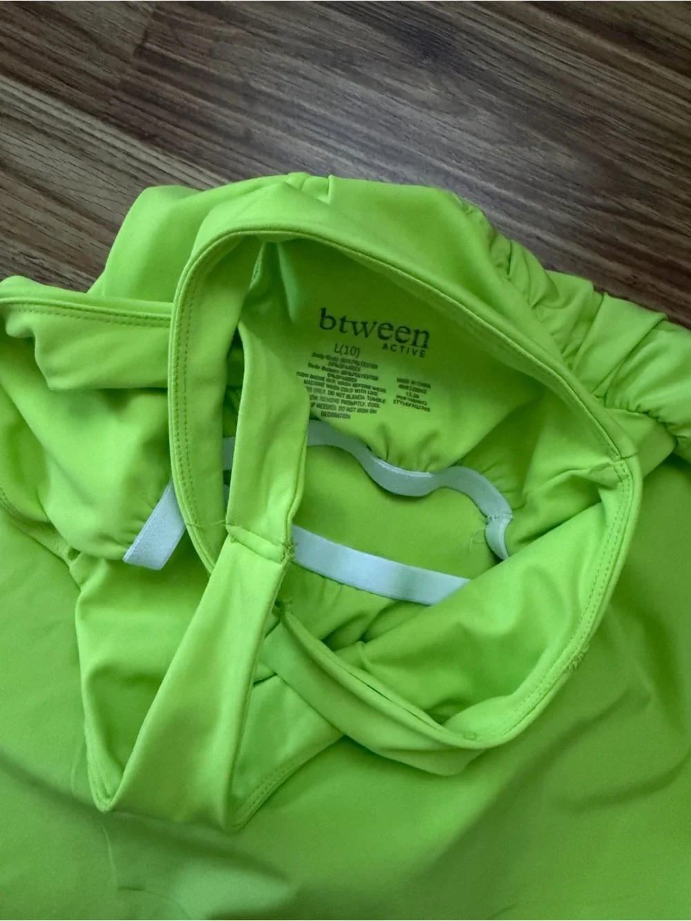 Girls Neon Green Halter Dress